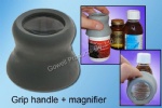 bottle opener with magnifier