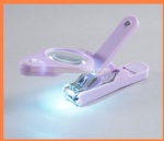 large nail clipper with light
