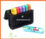 pill box with pu case